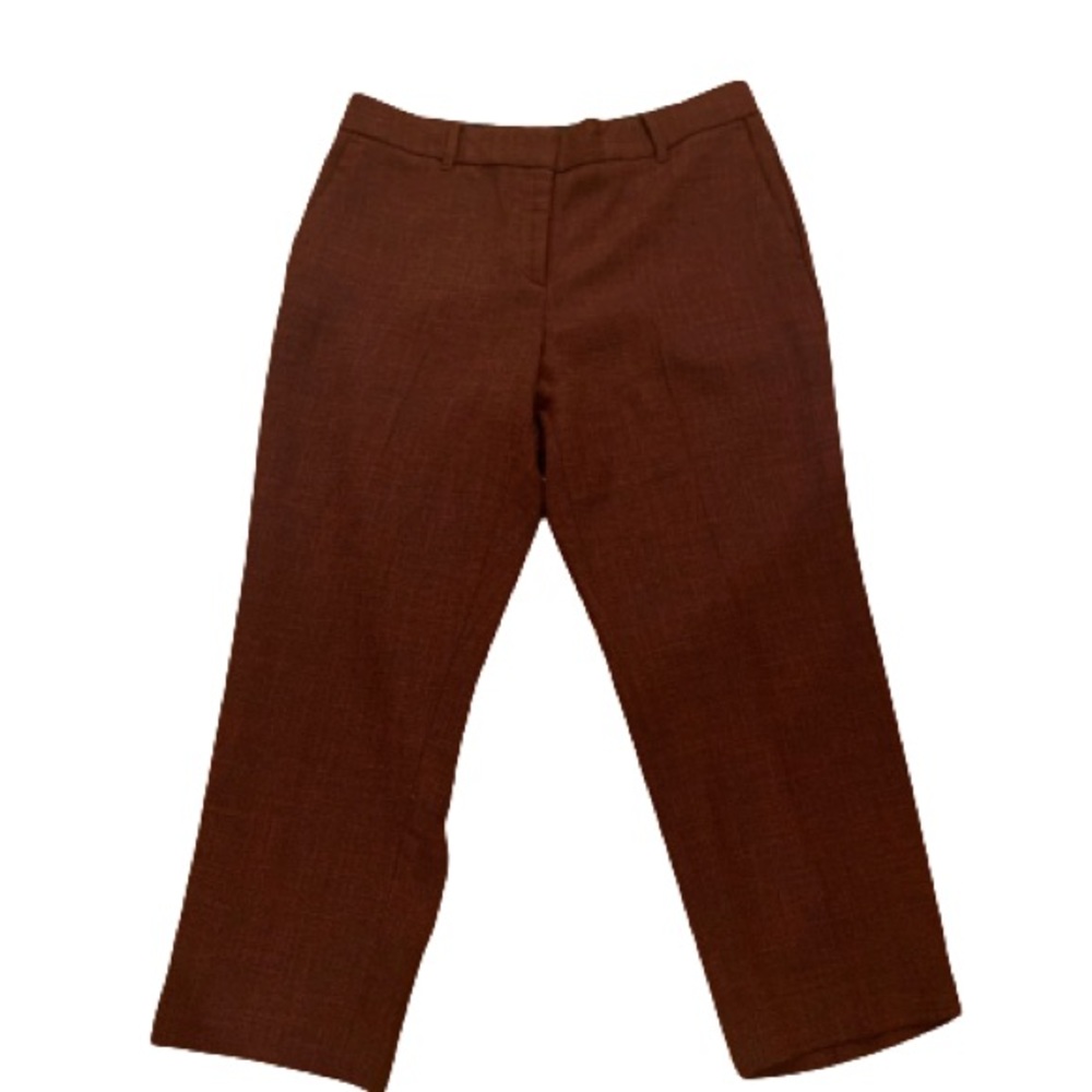 Ann Taylor size 14 red tweed pants.